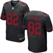 Camiseta San Francisco 49ers Smith Negro Nike Elite NFL Hombre