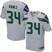 Camiseta Seattle Seahawks Rawls Apagado Blanco Nike Elite NFL Hombre