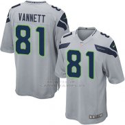 Camiseta Seattle Seahawks Vannett Gris Nike Game NFL Hombre