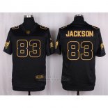 Camiseta Tampa Bay Buccaneers Jackson Negro Nike Elite Pro Line Gold NFL Hombre