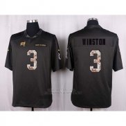 Camiseta Tampa Bay Buccaneers Winston Apagado Gris Nike Anthracite Salute To Service NFL Hombre
