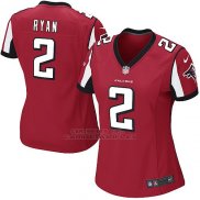 Camiseta Atlanta Falcons Ryan Rojo Nike Game NFL Mujer