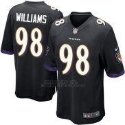 Camiseta Baltimore Ravens Williams Negro Nike Game NFL Hombre