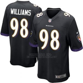 Camiseta Baltimore Ravens Williams Negro Nike Game NFL Hombre