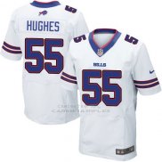 Camiseta Buffalo Bills Hughes Blanco Nike Elite NFL Hombre