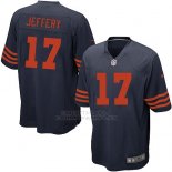 Camiseta Chicago Bears Jeffery Marron Negro Nike Game NFL Hombre