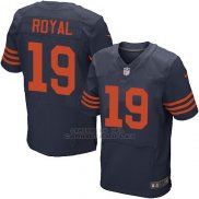 Camiseta Chicago Bears Royal Apagado Azul Nike Elite NFL Hombre