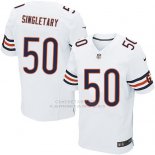 Camiseta Chicago Bears Singletary Blanco Nike Elite NFL Hombre