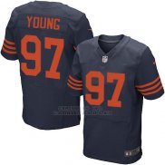 Camiseta Chicago Bears Young Apagado Azul Nike Elite NFL Hombre