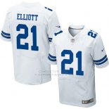 Camiseta Dallas Cowboys Elliott Blanco Nike Elite NFL Hombre