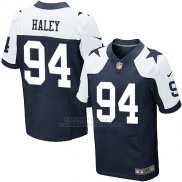 Camiseta Dallas Cowboys Haley Profundo Azul y Blanco Nike Elite NFL Hombre