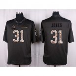 Camiseta Dallas Cowboys Jones Apagado Gris Nike Anthracite Salute To Service NFL Hombre