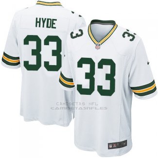 Camiseta Green Bay Packers Hyde Blanco Nike Game NFL Nino