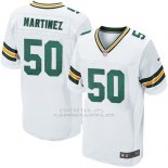 Camiseta Green Bay Packers Martinez Blanco 2016 Nike Elite NFL Hombre