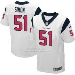 Camiseta Houston Texans Simon Blanco Nike Elite NFL Hombre