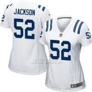 Camiseta Indianapolis Colts Jackson Blanco Nike Game NFL Mujer