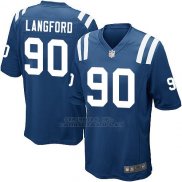 Camiseta Indianapolis Colts Langford Azul Nike Game NFL Hombre