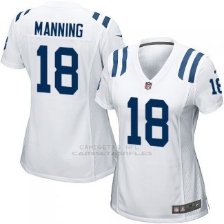 Camiseta Indianapolis Colts Manning Blanco Nike Game NFL Mujer