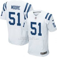 Camiseta Indianapolis Colts Moore Blanco Nike Elite NFL Hombre
