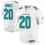 Camiseta Miami Dolphins Jones Blanco Nike Elite NFL Hombre