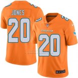 Camiseta Miami Dolphins Jones Naranja Nike Legend NFL Hombre