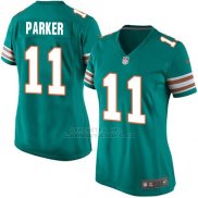 Camiseta Miami Dolphins Parker Verde Oscuro Nike Game NFL Mujer