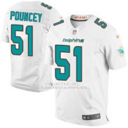 Camiseta Miami Dolphins Pouncey Blanco Nike Elite NFL Hombre