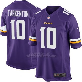 Camiseta Minnesota Vikings Tarkenton Violeta Nike Game NFL Hombre