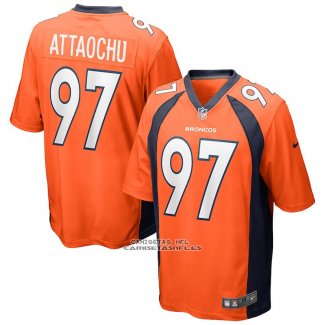 Camiseta NFL Game Denver Broncos Jeremiah Attaochu Naranja