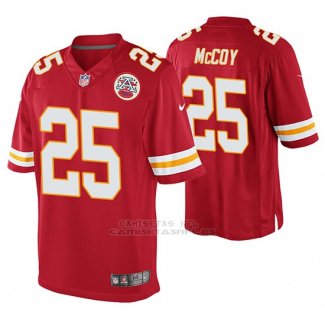 Camiseta NFL Game Hombre Kansas City Chiefs Lesean Mccoy Rojo