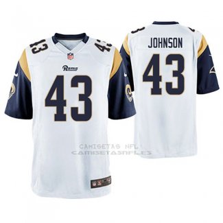Camiseta NFL Game Hombre St Louis Rams John Johnson Blanco