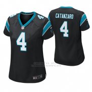 Camiseta NFL Game Mujer Carolina Panthers Chandler Catanzaro Negro