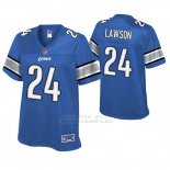 Camiseta NFL Game Mujer Detroit Lions Nevin Lawson Azul Historic Logo