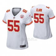 Camiseta NFL Game Mujer Kansas City Chiefs Frank Clark Blanco