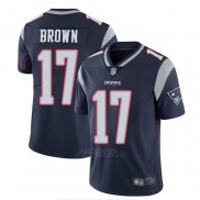 Camiseta NFL Game New England Patriots 17 Antonio Brown Azul