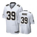 Camiseta NFL Hombre Saints Kamrin Moore Blanco Game
