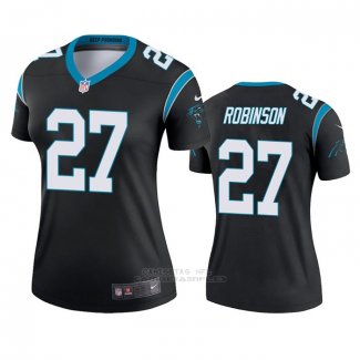 Camiseta NFL Legend Mujer Carolina Panthers Kenny Robinson Negro