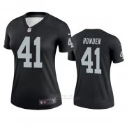 Camiseta NFL Legend Mujer Las Vegas Raiders Lynn Bowden Negro