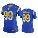 Camiseta NFL Legend Mujer Los Angeles Rams Aaron Donald Azul