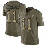 Camiseta NFL Limited Hombre Arizona Cardinals 11 Larry Fitzgerald Stitched 2017 Salute To Service