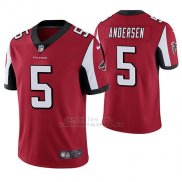 Camiseta NFL Limited Hombre Atlanta Falcons Morten Andersen Rojo Vapor Untouchable