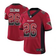 Camiseta NFL Limited Hombre Atlanta Falcons Tevin Coleman Rojo 2018 Drift Fashion Color Rush