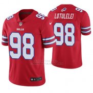 Camiseta NFL Limited Hombre Buffalo Bills Star Lotulelei Rojo Color Rush