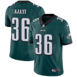 Camiseta NFL Limited Hombre Philadelphia Eagles 36 Jay Ajayi Verde Stitched Vapor Untouchable
