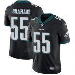 Camiseta NFL Limited Hombre Philadelphia Eagles 55 Brandon Graham Negro Alternate Stitched Vapor Untouchable