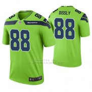 Camiseta NFL Limited Hombre Seattle Seahawks Will Dissly Verde Color Rush
