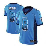 Camiseta NFL Limited Hombre Tennessee Titans Marcus Mariota Light Azul 2018 Drift Fashion Color Rush