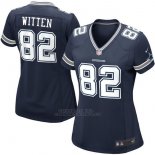 Camiseta NFL Limited Mujer Dallas Cowboys 82 Witten Azul
