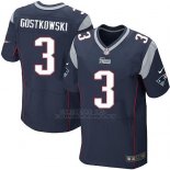 Camiseta New England Patriots Gostkowski Profundo Azul Nike Elite NFL Hombre