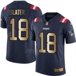 Camiseta New England Patriots Slater Profundo Azul Nike Gold Legend NFL Hombre